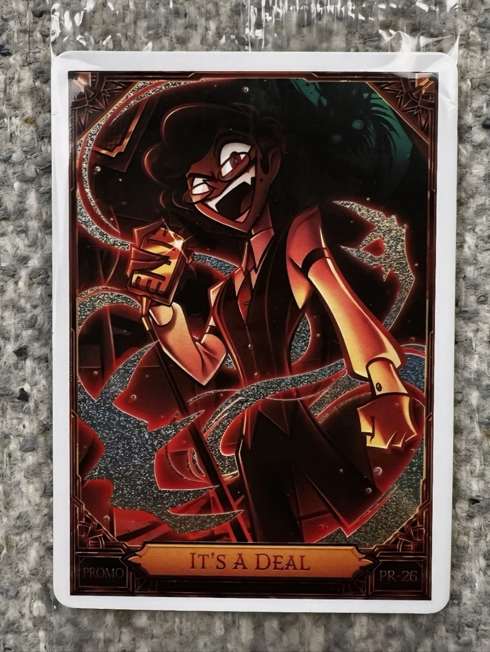 Alastor, Its A Deal Trading Card - Hazbin Hotel